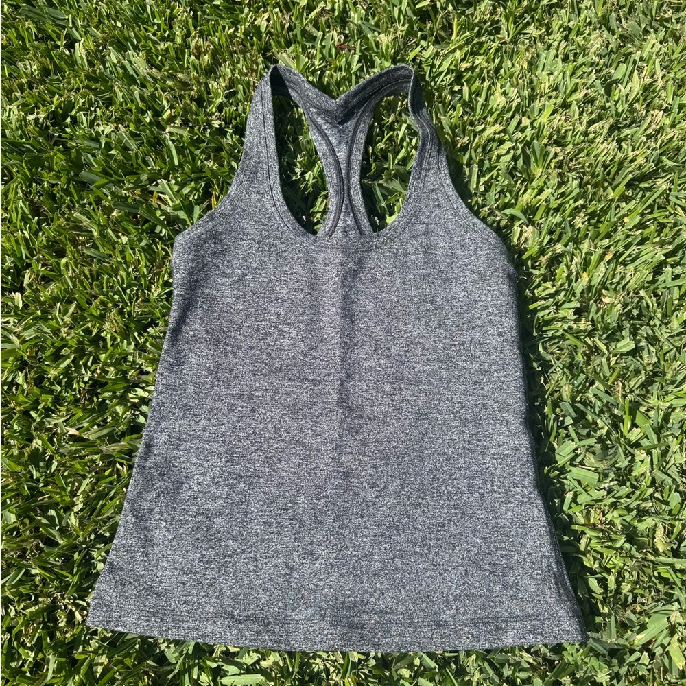 lululemon athletica Charcoal Racerback Tank